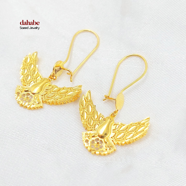 21K حلق شنكل اكسترا-مجوهرات الشيخ سعيد-Saeed Jewelry 