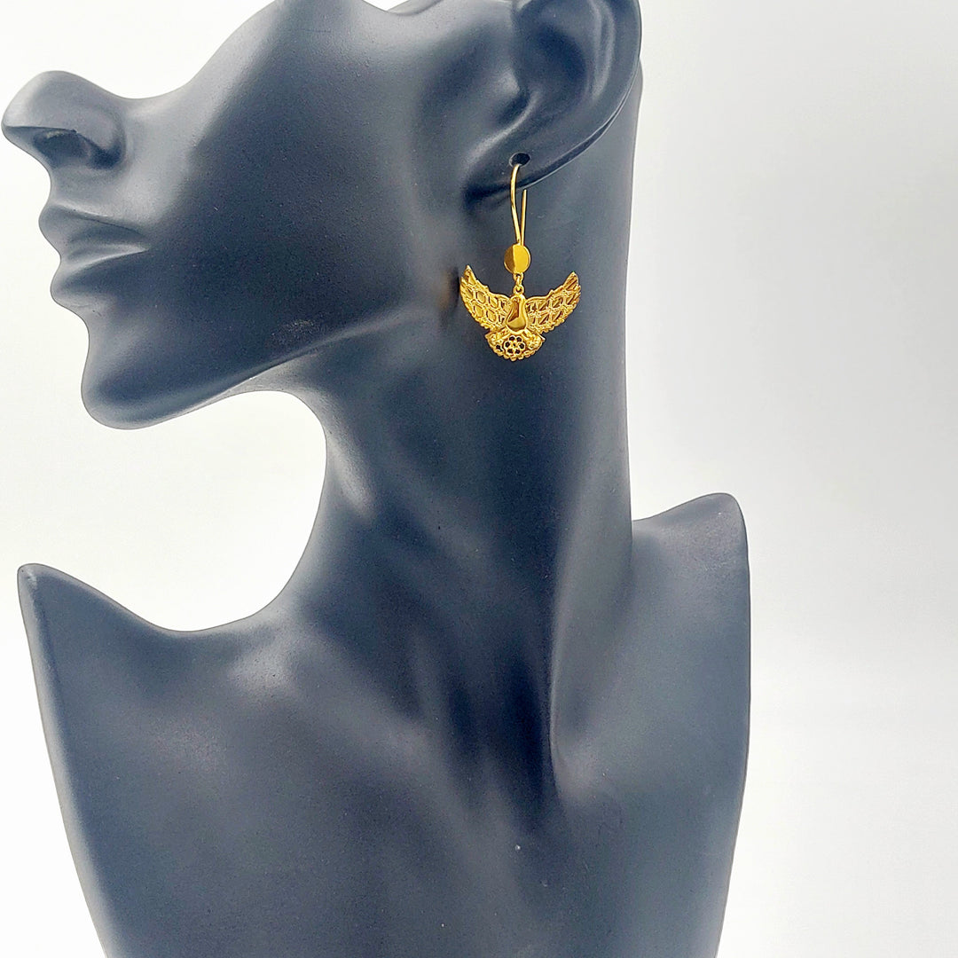 21K حلق شنكل اكسترا-مجوهرات الشيخ سعيد-Saeed Jewelry 