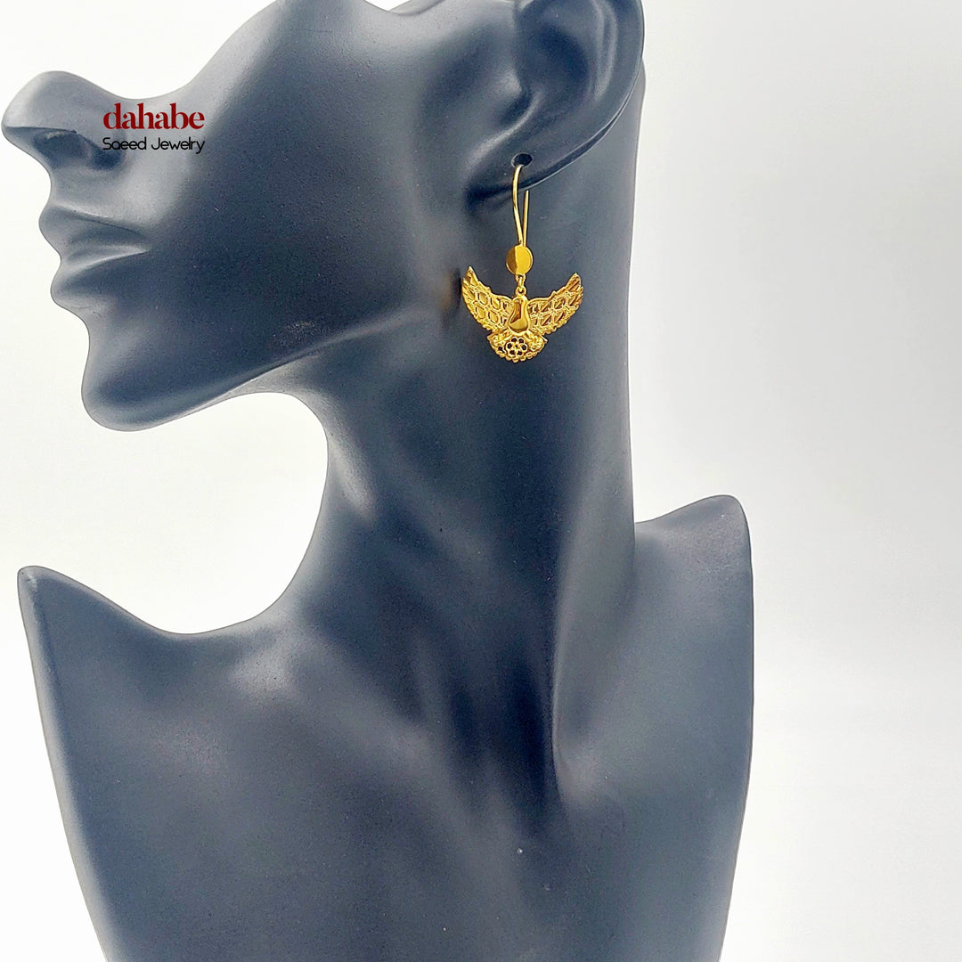 21K حلق شنكل اكسترا-مجوهرات الشيخ سعيد-Saeed Jewelry 