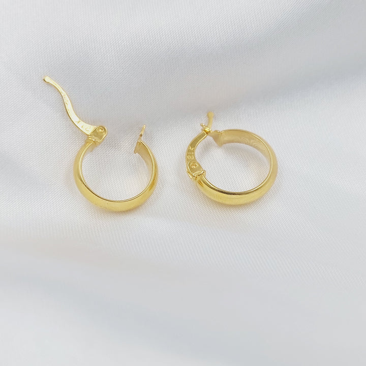 21K حلق ذبلة اكسترا-مجوهرات الشيخ سعيد-Saeed Jewelry 