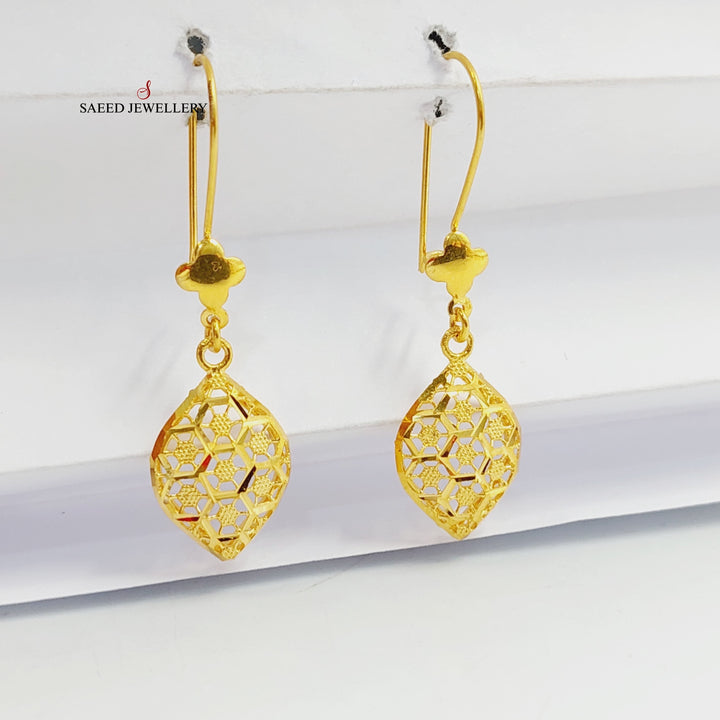 21K حلق تركي اكسترا-مجوهرات الشيخ سعيد-Saeed Jewelry 