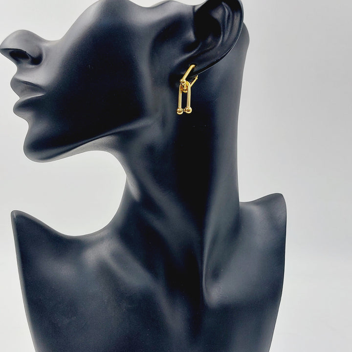 Deluxe Earrings Made of 21K Gold by Saeed Jewelry 