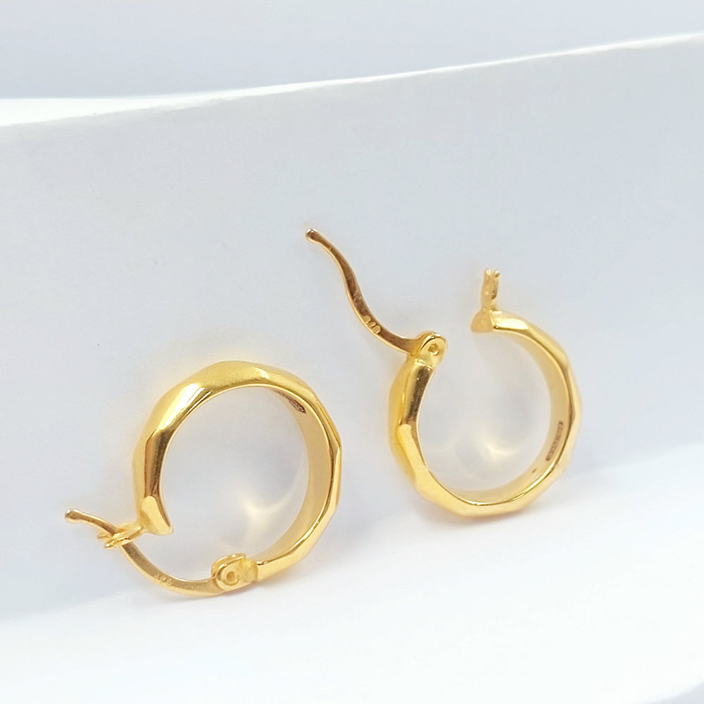 21K حلق ذبلة اكسترا-مجوهرات الشيخ سعيد-Saeed Jewelry 