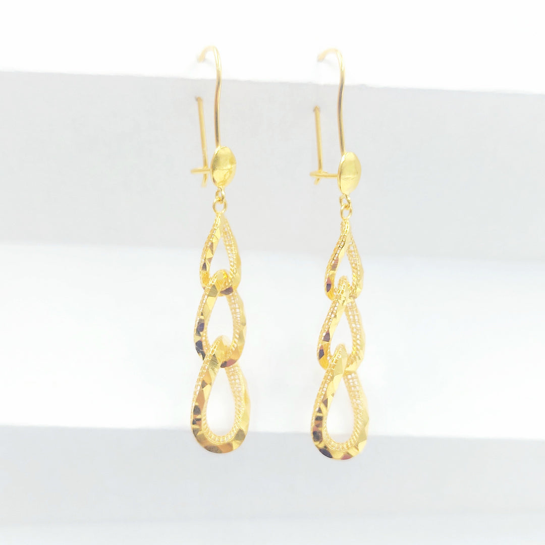 21K حلق شنكل اكسترا-مجوهرات الشيخ سعيد-Saeed Jewelry 