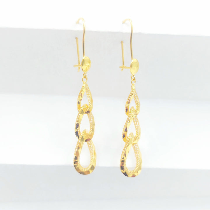 21K حلق شنكل اكسترا-مجوهرات الشيخ سعيد-Saeed Jewelry 