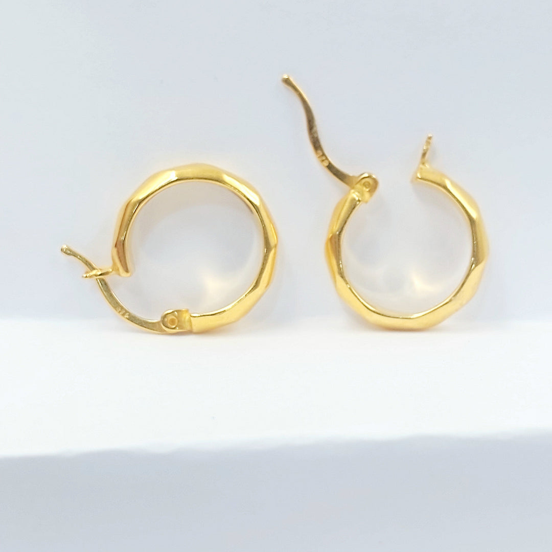 21K حلق ذبلة اكسترا-مجوهرات الشيخ سعيد-Saeed Jewelry 