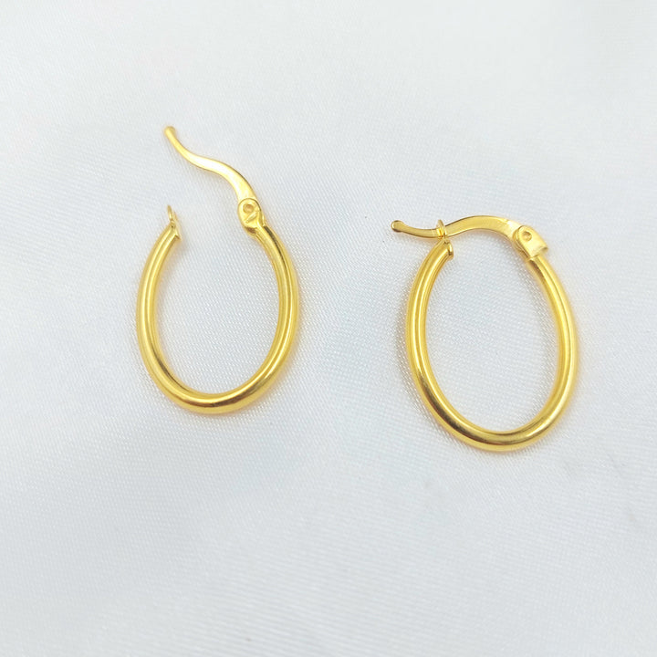 21K حلق ذبلة-مجوهرات الشيخ سعيد-Saeed Jewelry 