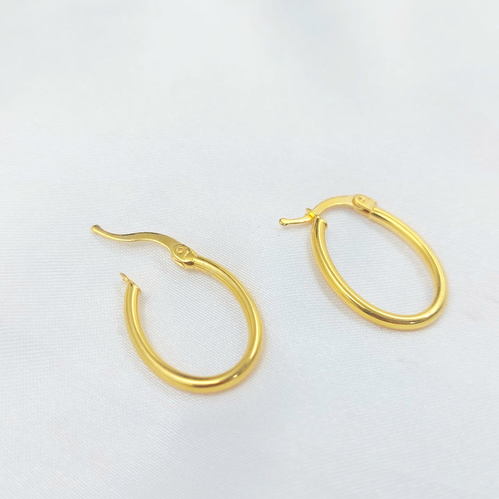 21K حلق ذبلة-مجوهرات الشيخ سعيد-Saeed Jewelry 