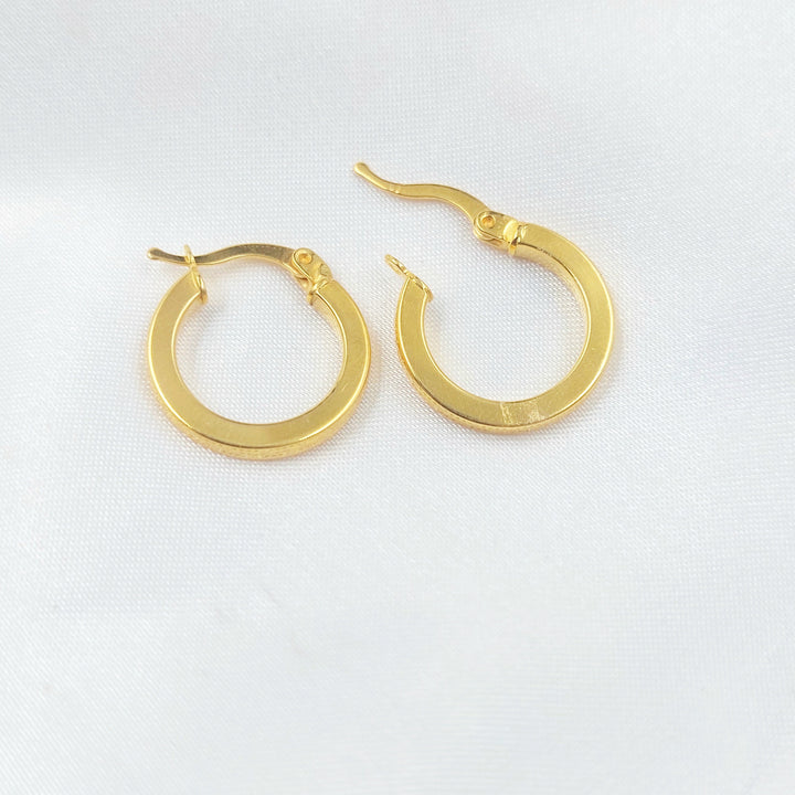 21K حلق ذبلة-مجوهرات الشيخ سعيد-Saeed Jewelry 