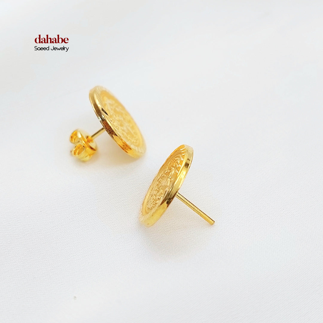21K حلق رشادي-مجوهرات الشيخ سعيد-Saeed Jewelry 