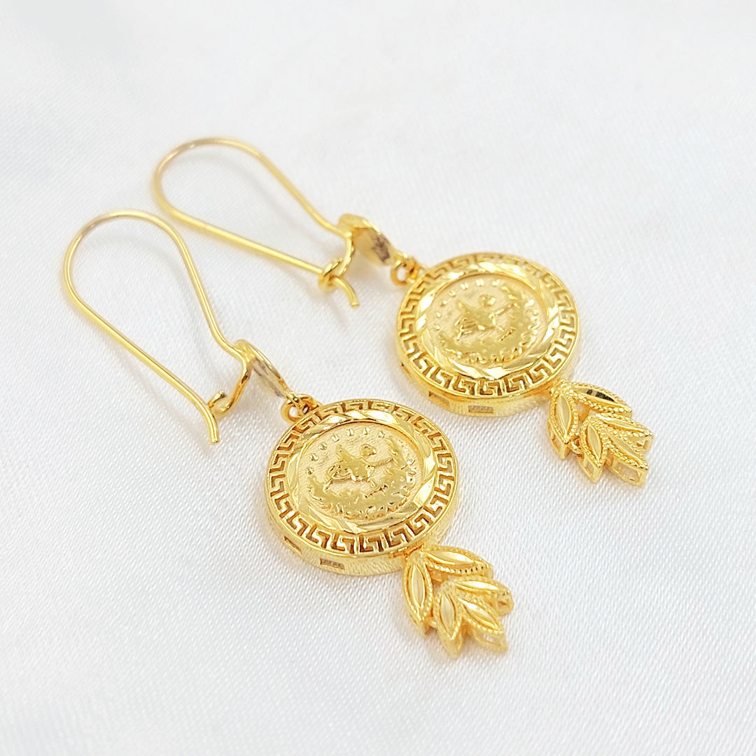 21K حلق شنكل رشادي-مجوهرات الشيخ سعيد-Saeed Jewelry 