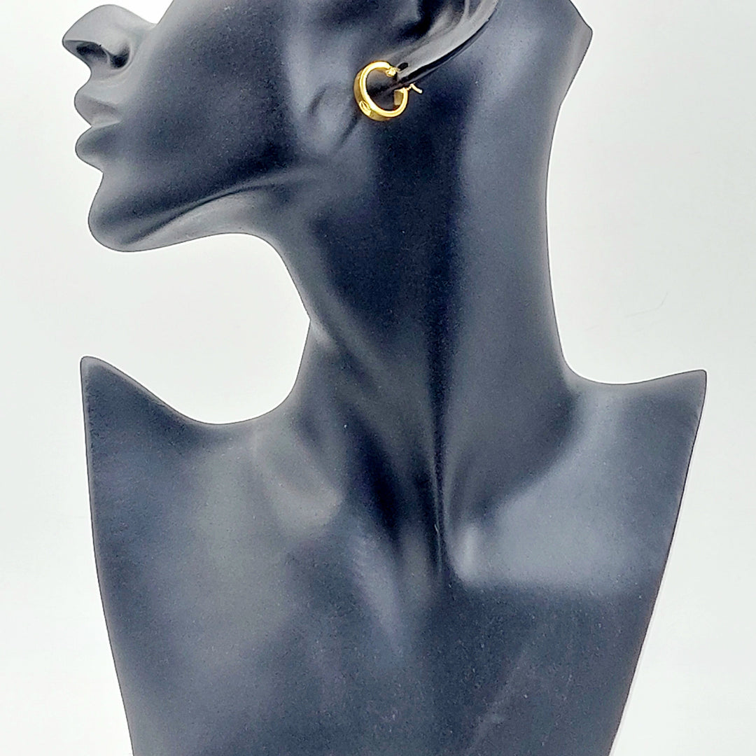 21K حلق ذبلة رشادي-مجوهرات الشيخ سعيد-Saeed Jewelry 