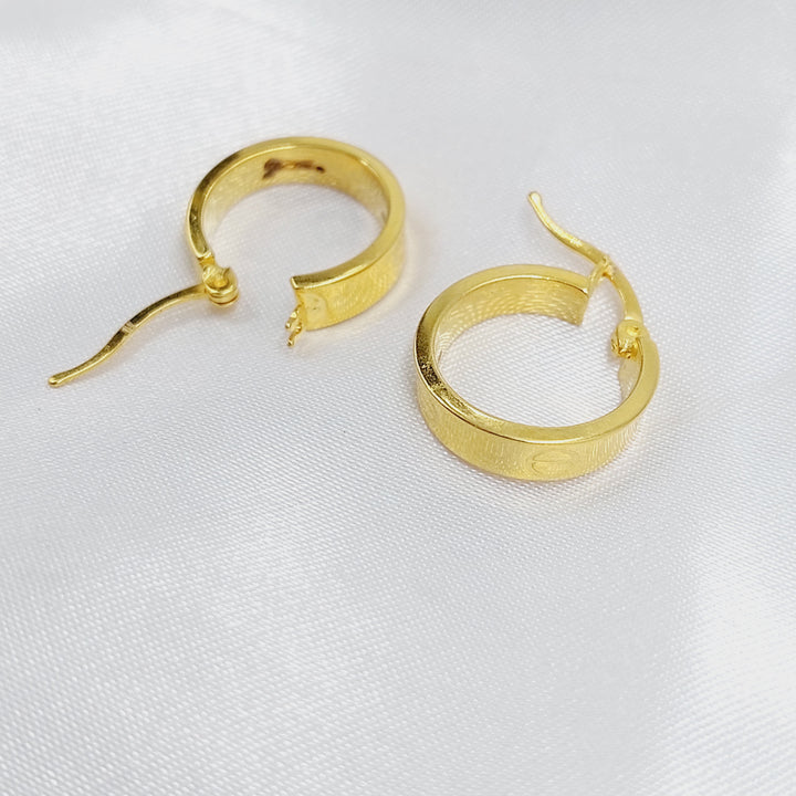 21K حلق ذبلة رشادي-مجوهرات الشيخ سعيد-Saeed Jewelry 