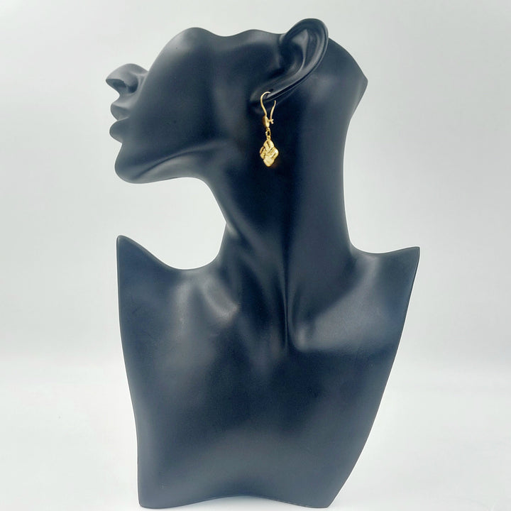 21K حلق شنكل-مجوهرات الشيخ سعيد-Saeed Jewelry 