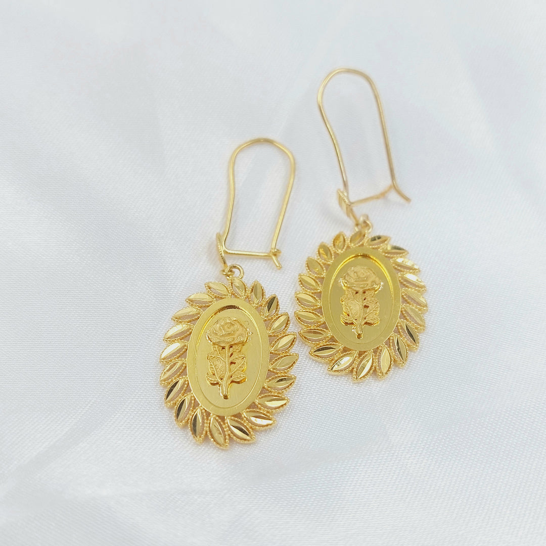 21K حلق اونصه شنكل-مجوهرات الشيخ سعيد-Saeed Jewelry 