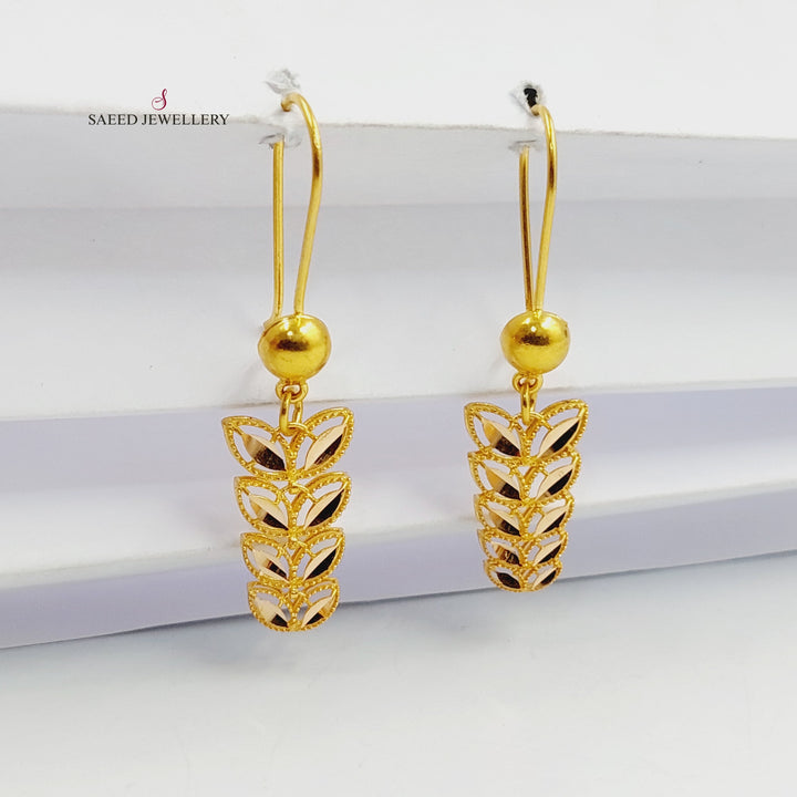 21K Gold Spike Earrings by Saeed Jewelry - Image 5