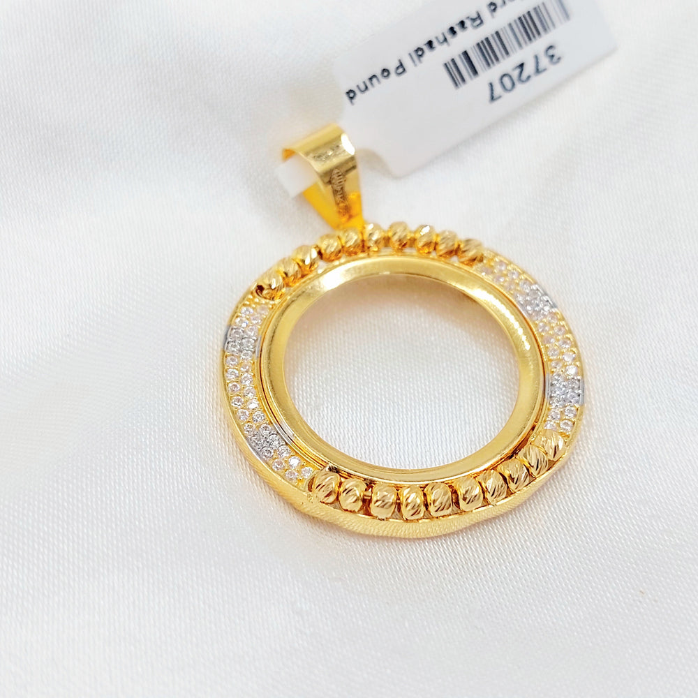 21K برواز رشادي مرصع-مجوهرات الشيخ سعيد-Saeed Jewelry 