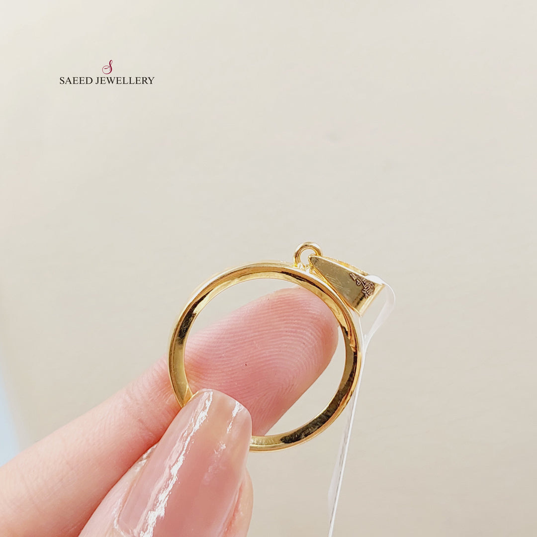 21K برواز ليرات رشادي-مجوهرات الشيخ سعيد-Saeed Jewelry 