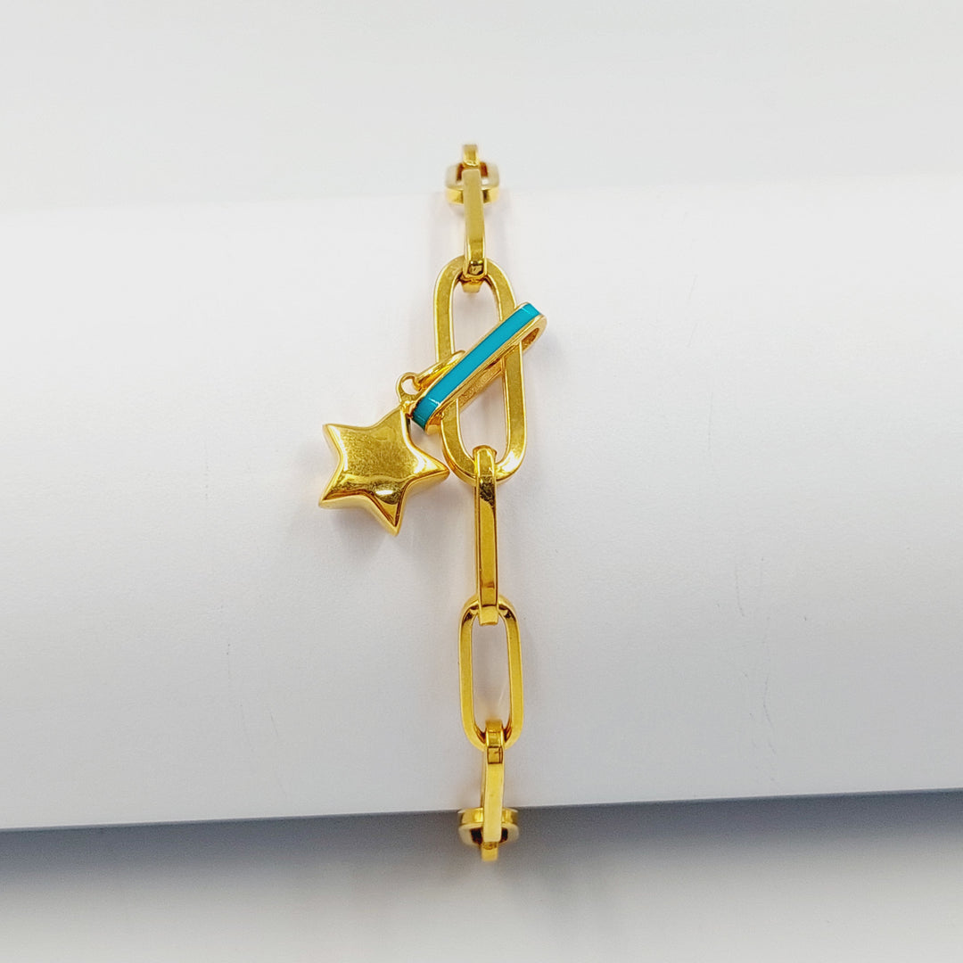 21K كف افعى مينا مرصع-مجوهرات الشيخ سعيد-Saeed Jewelry 