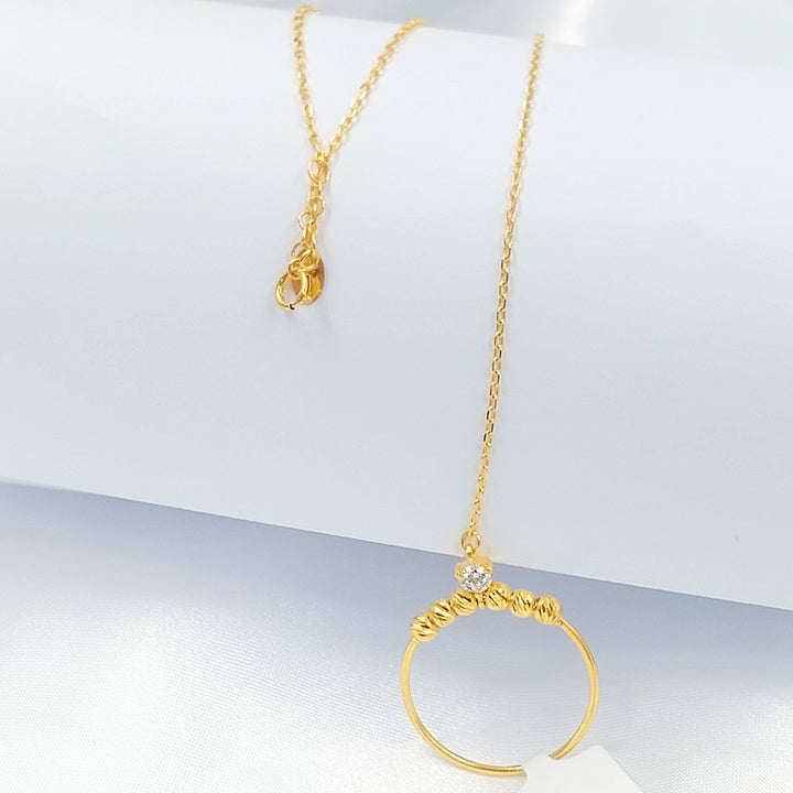 21K كف اكسترا مرصع-مجوهرات الشيخ سعيد-Saeed Jewelry 