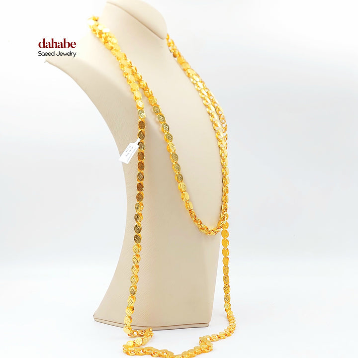 21K شال جرير حلبي-مجوهرات الشيخ سعيد-Saeed Jewelry 