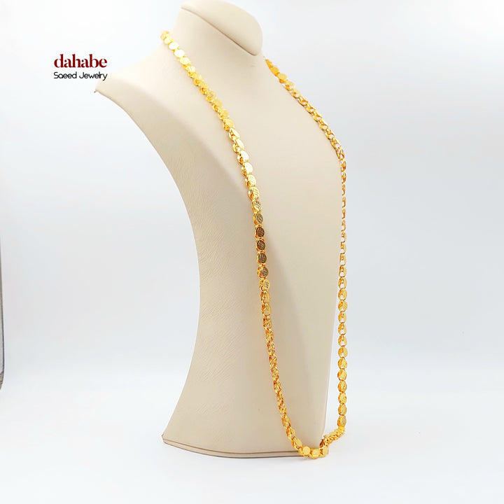 21K شال جرير حلبي-مجوهرات الشيخ سعيد-Saeed Jewelry 
