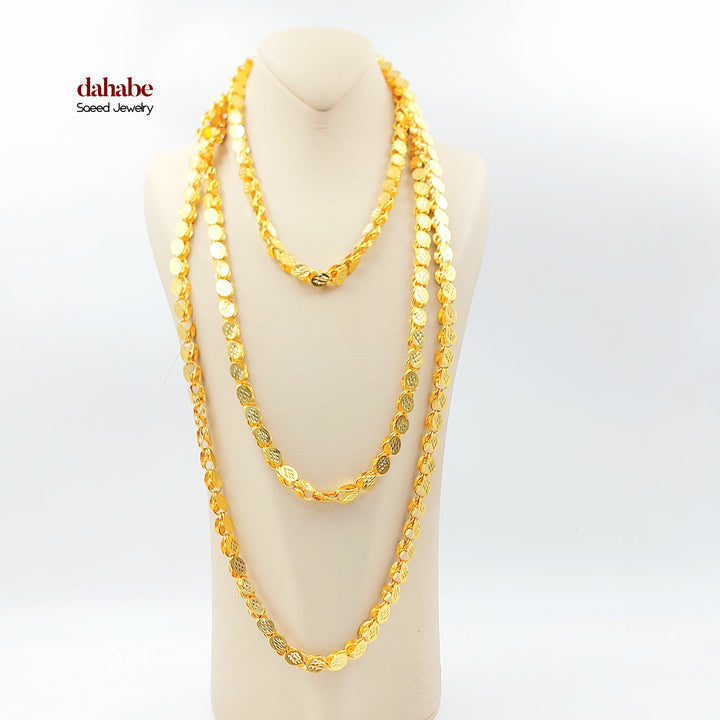 21K شال جرير حلبي-مجوهرات الشيخ سعيد-Saeed Jewelry 