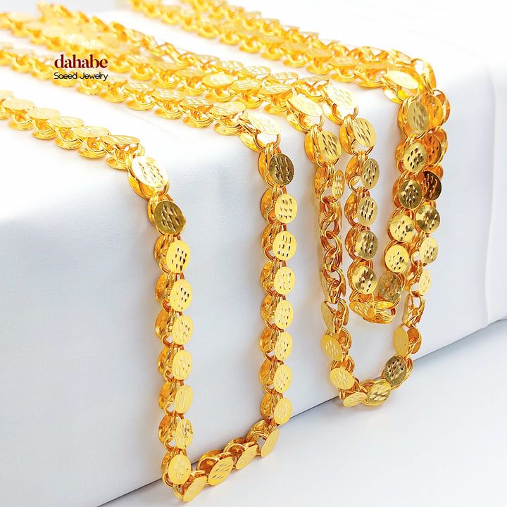 21K شال جرير حلبي-مجوهرات الشيخ سعيد-Saeed Jewelry 