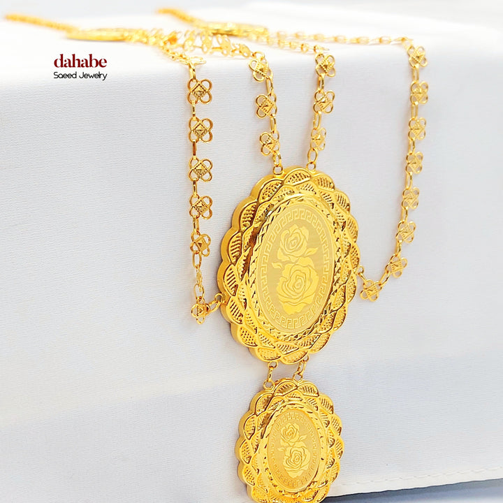 21K شال اونصه اكسترا-مجوهرات الشيخ سعيد-Saeed Jewelry 