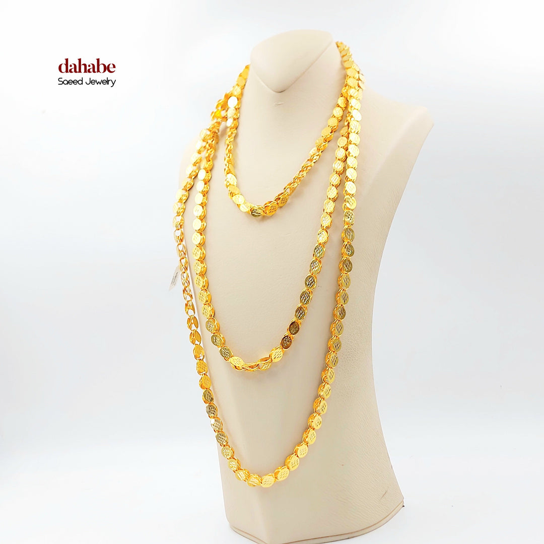 21K شال جرير حلبي-مجوهرات الشيخ سعيد-Saeed Jewelry 