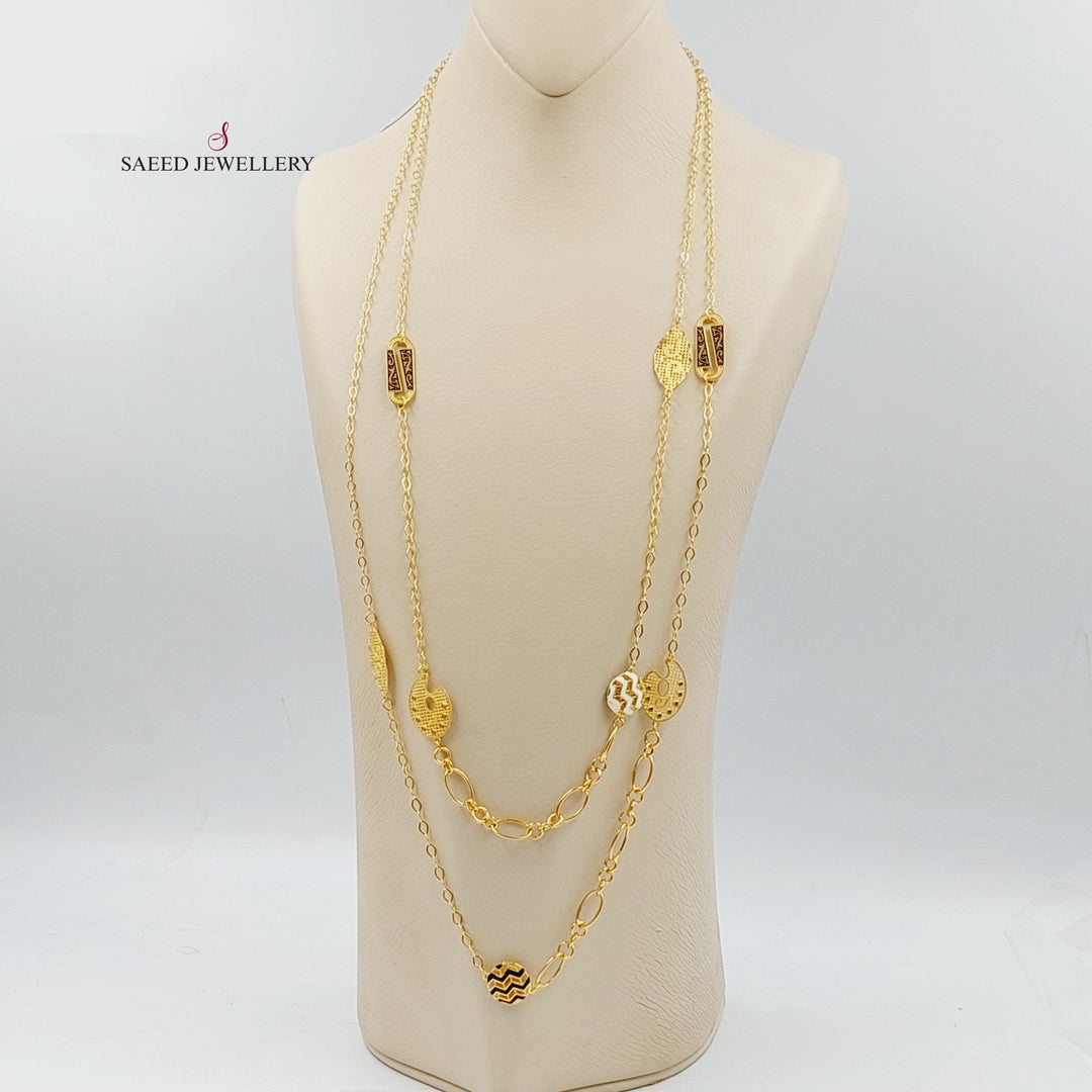 21K شال اكسترا مينا-مجوهرات الشيخ سعيد-Saeed Jewelry 