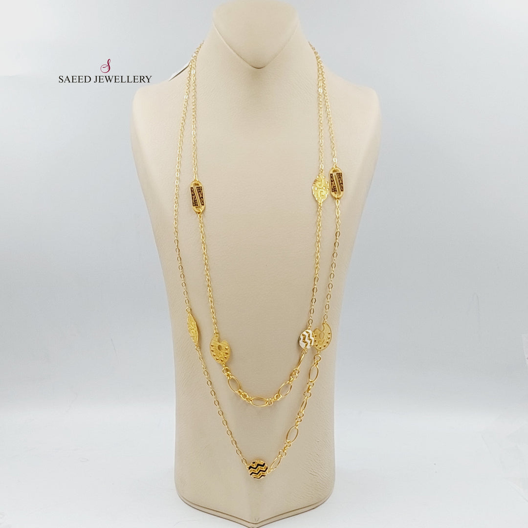 21K شال اكسترا مينا-مجوهرات الشيخ سعيد-Saeed Jewelry 