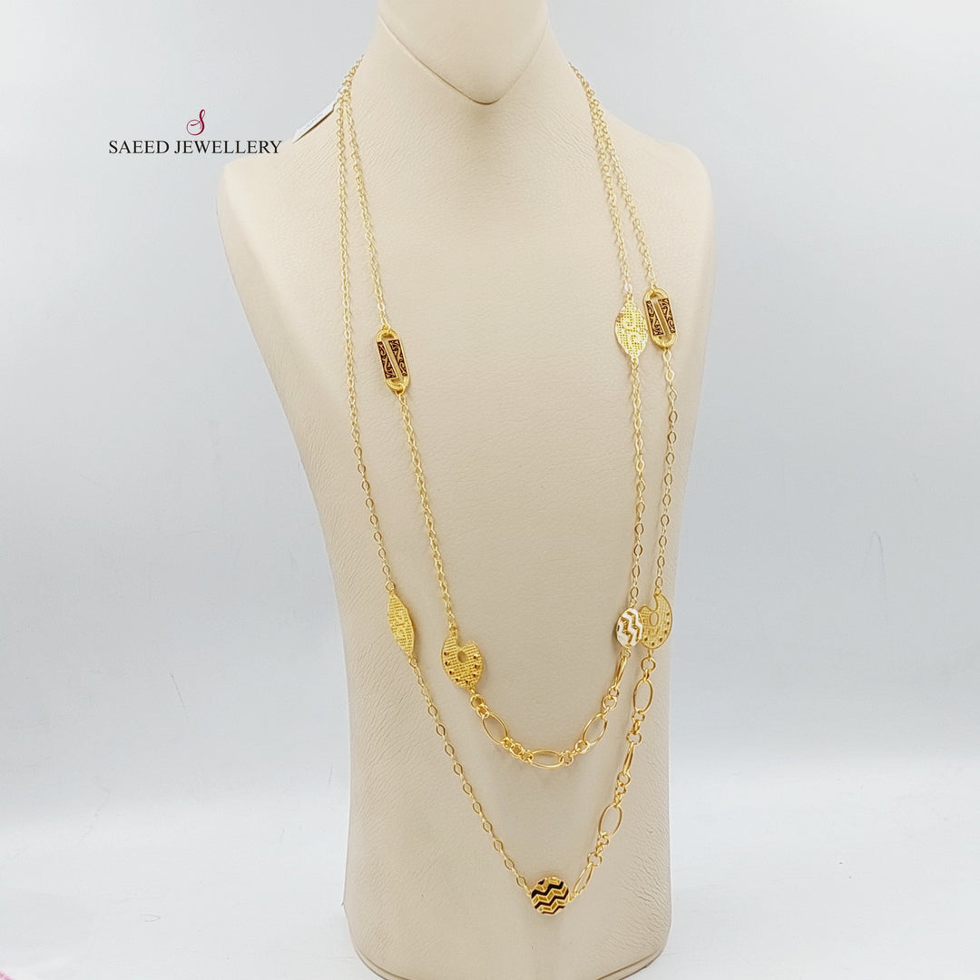 21K شال اكسترا مينا-مجوهرات الشيخ سعيد-Saeed Jewelry 