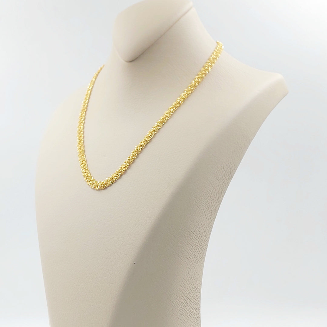 21K عقد فانسي 6mm-مجوهرات الشيخ سعيد-Saeed Jewelry 