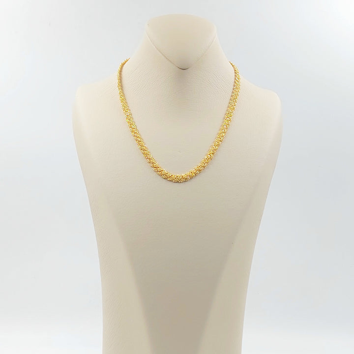 21K عقد فانسي 6mm-مجوهرات الشيخ سعيد-Saeed Jewelry 