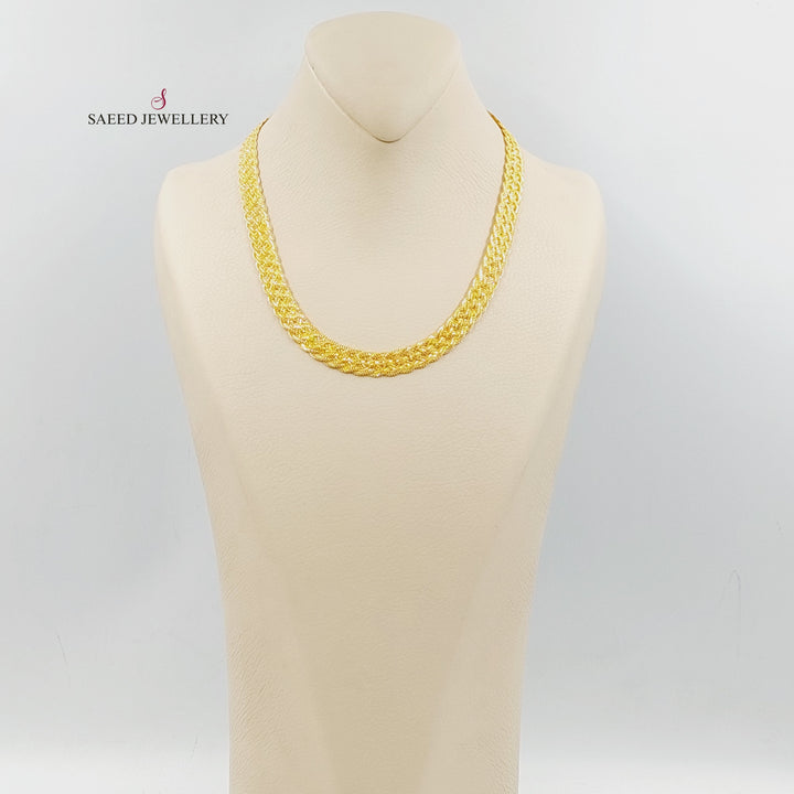 21K عقد فانسي 9.5mm-مجوهرات الشيخ سعيد-Saeed Jewelry 