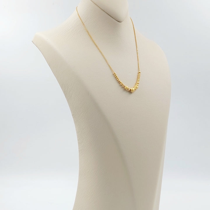 21K عقد مسبحة-مجوهرات الشيخ سعيد-Saeed Jewelry 