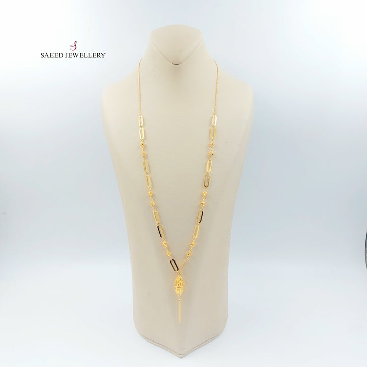 Balls Necklace Made of 21K Gold by Saeed Jewelry 