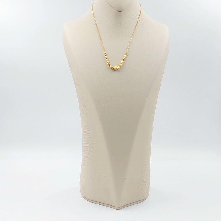 21K عقد مسبحة-مجوهرات الشيخ سعيد-Saeed Jewelry 