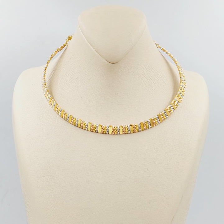 21K Gold Choker Necklace by Saeed Jewelry - Image 1