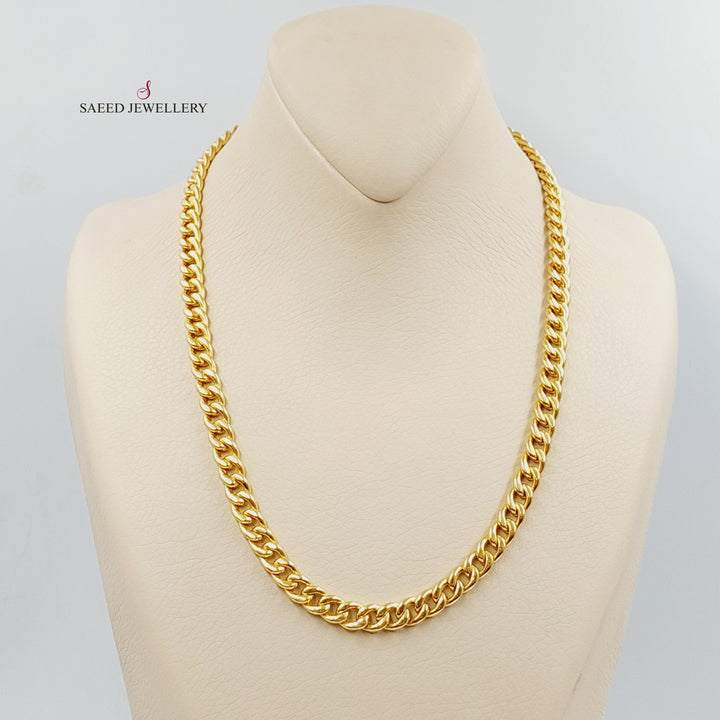 21K Gold Cuban Links Necklace by Saeed Jewelry - Image 1