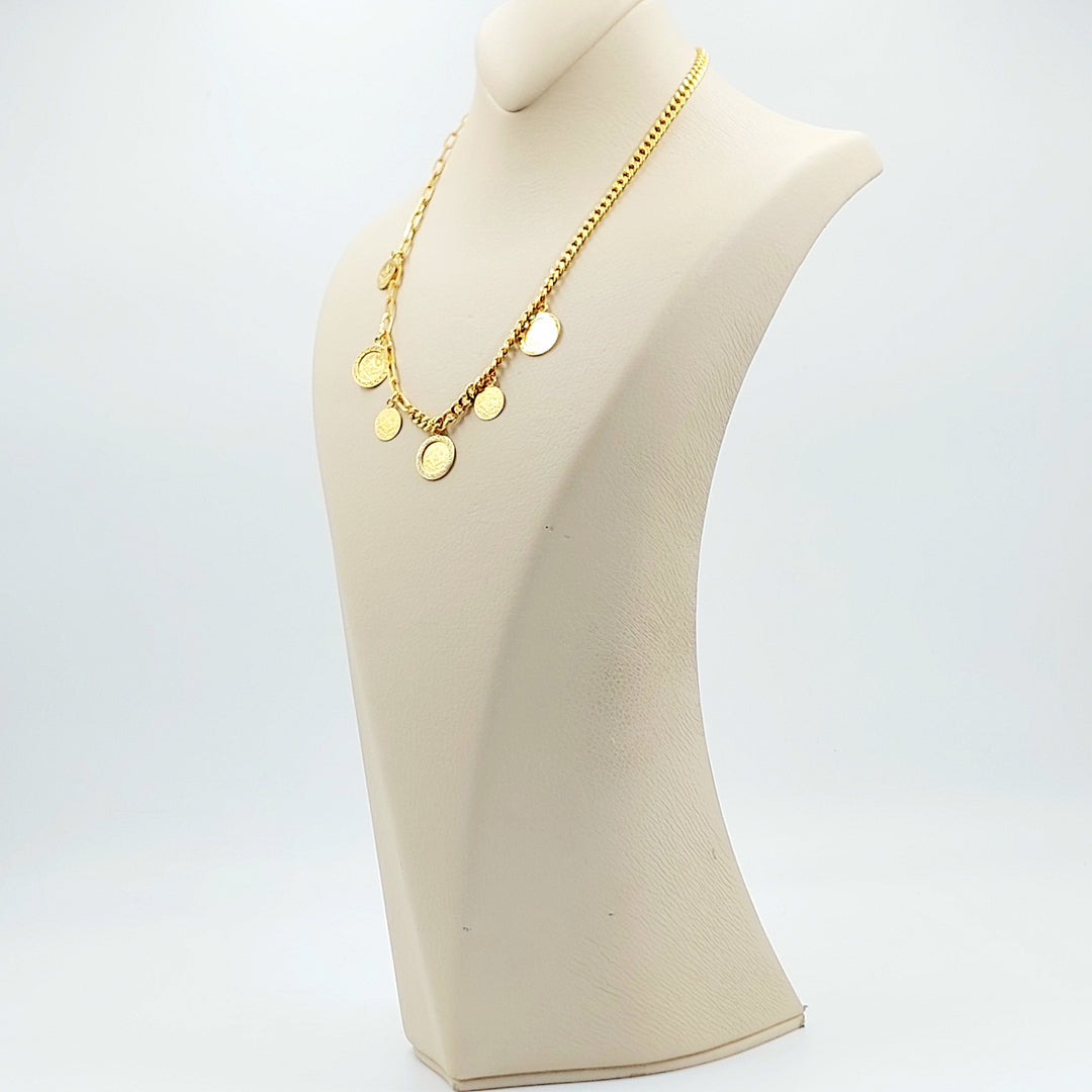 21K عقد دنانديش اكسترا-مجوهرات الشيخ سعيد-Saeed Jewelry 