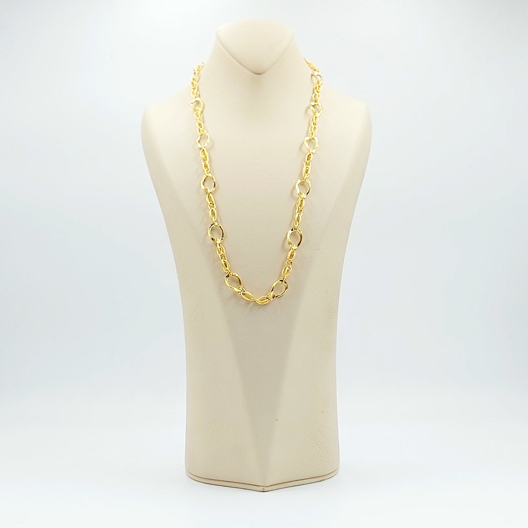 Deluxe Virna Necklace Made of 21K Gold by Saeed Jewelry 