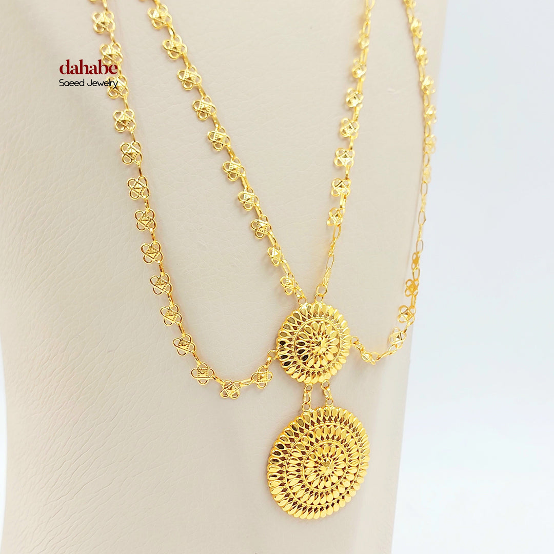 21K عقد اكسترا-مجوهرات الشيخ سعيد-Saeed Jewelry 