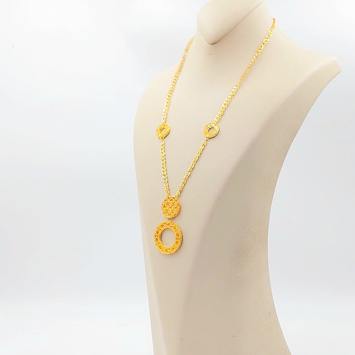 Deluxe Necklace Made of 21K Gold by Saeed Jewelry 
