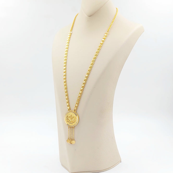 Deluxe Rashadi Necklace Made of 21K Gold by Saeed Jewelry 