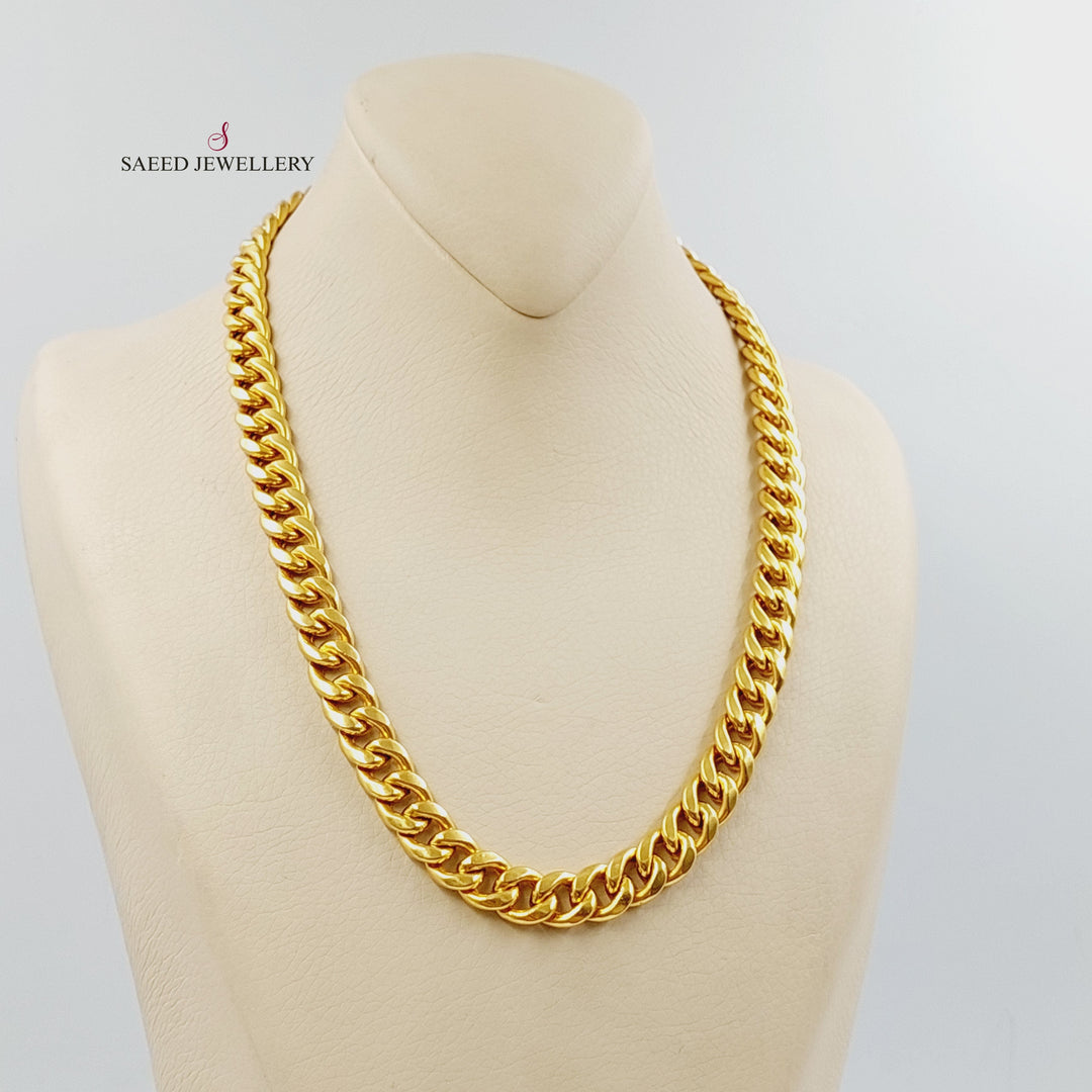 21K عقد جنزير اكسترا-مجوهرات الشيخ سعيد-Saeed Jewelry 