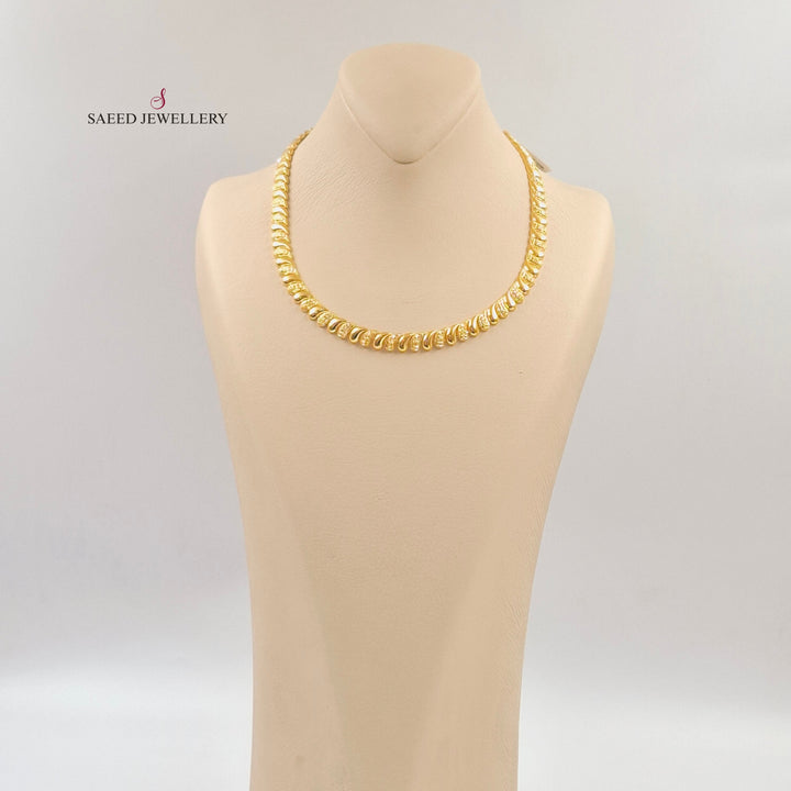 Deluxe Tears Necklace Made of 21K Gold by Saeed Jewelry 