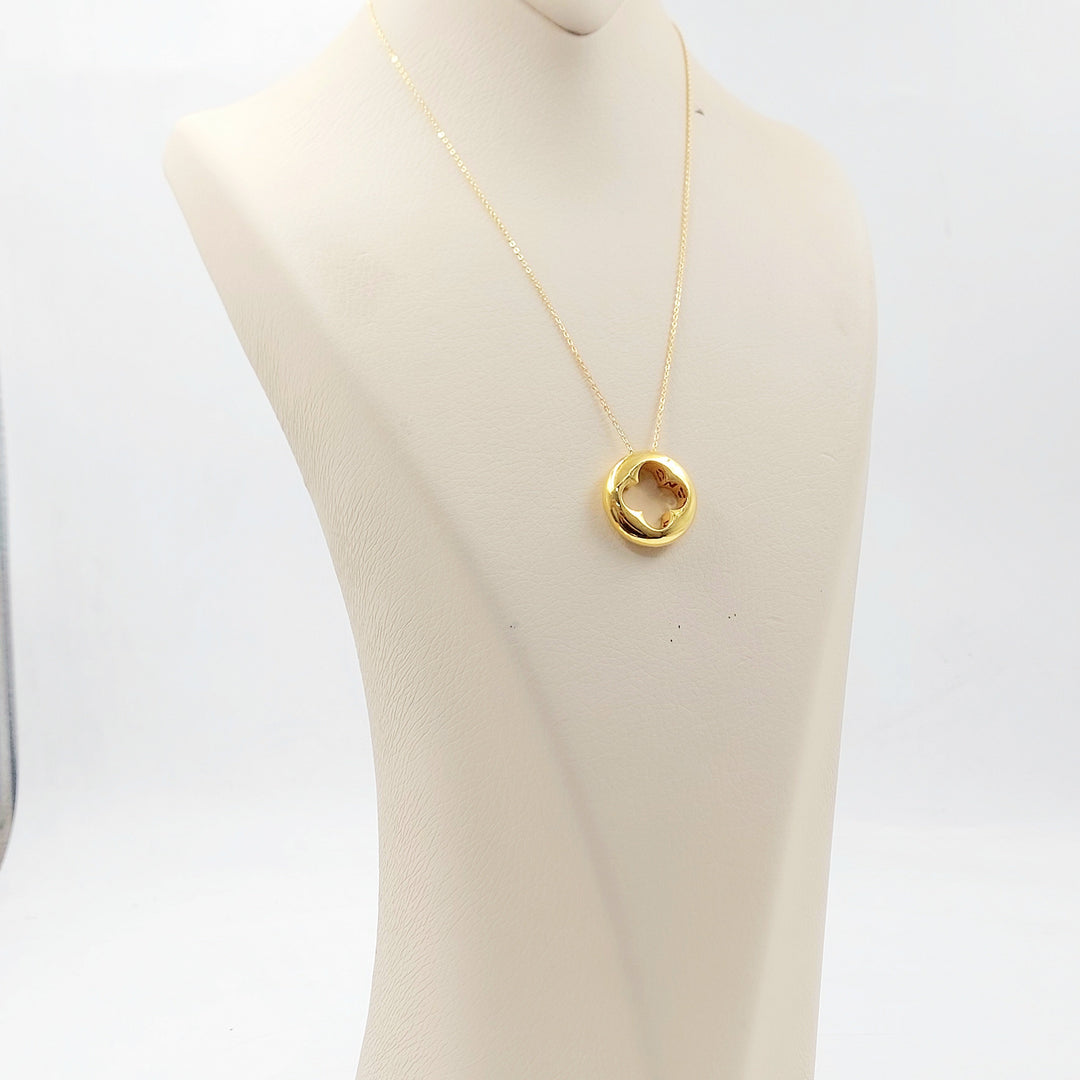 Deluxe Rose Necklace Made of 21K Gold by Saeed Jewelry 