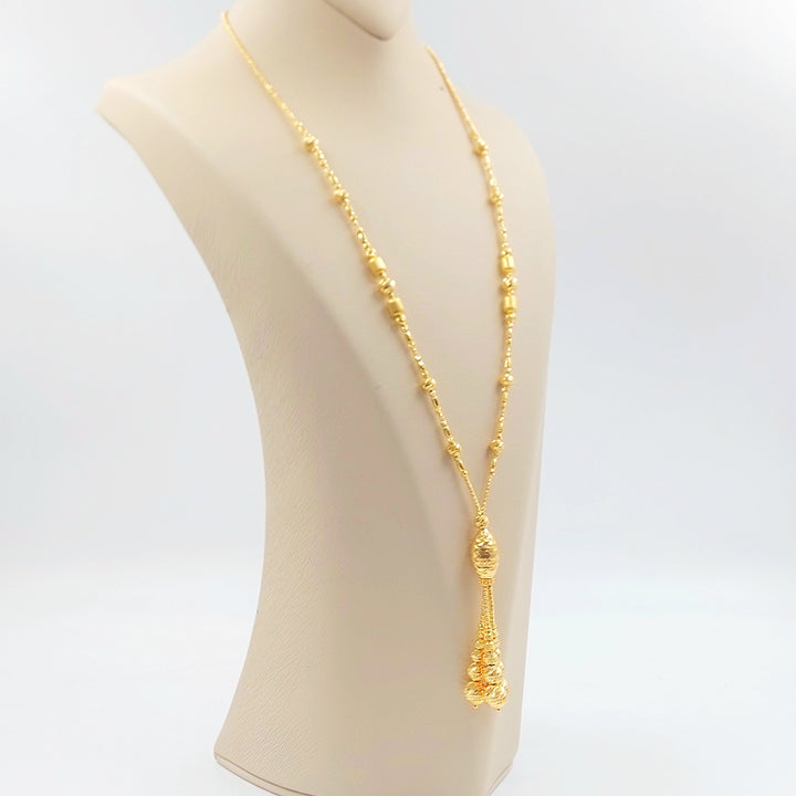 Deluxe Balls Necklace Made of 21K Gold by Saeed Jewelry 